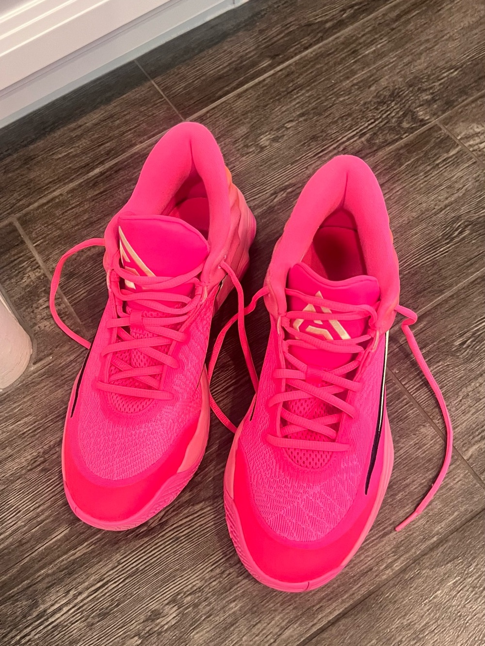 Nike Men’s Hot Pink Basketball Shoes